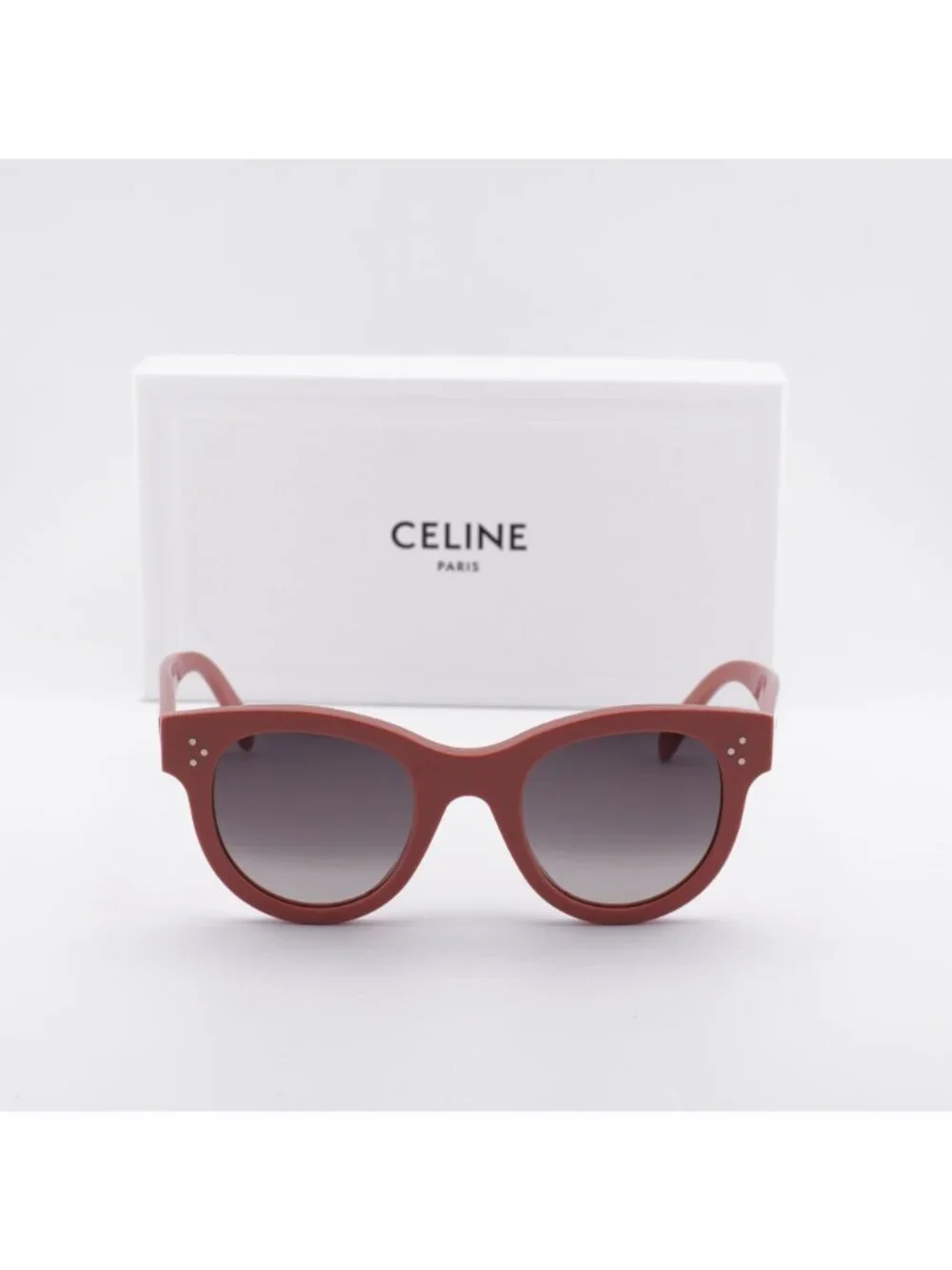 Celine CL4003IN 72F Round Sunglasses - Pink / Brown Gradient